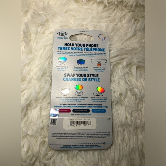 PopSocket PopGrip - Blue with Alligator Design - Picture 7 of 7